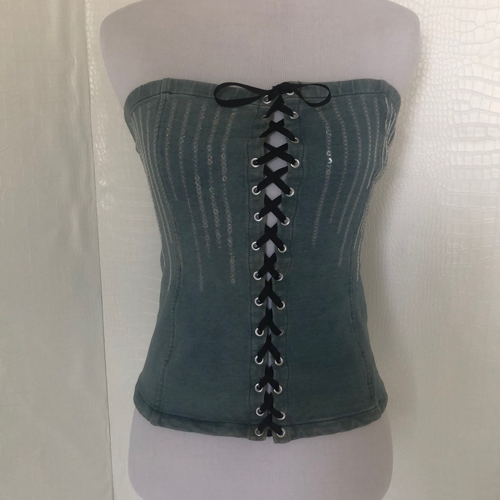 BLUE JEANS CORSET.
